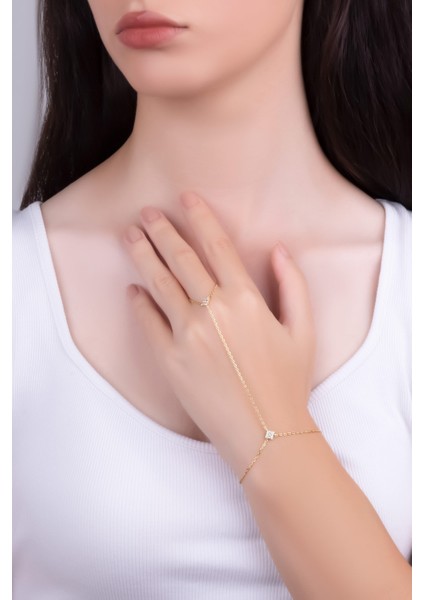 Thalia 18 Ayar Sarı Altın Kaplama 24 cm Gümüş Şahmeran fırsatları