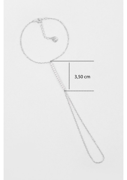 Phoebe 18 Ayar Beyaz Altın Kaplama 23 cm Gümüş Şahmeran modelleri