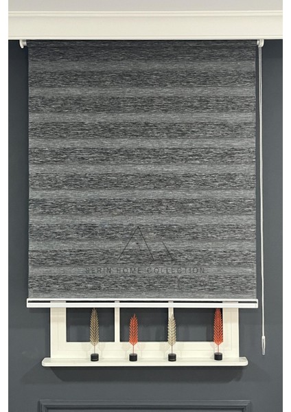 Siyah Bambu Zebra Stor Perde (Dayanıklı Alüminyum Kasa) fiyatları