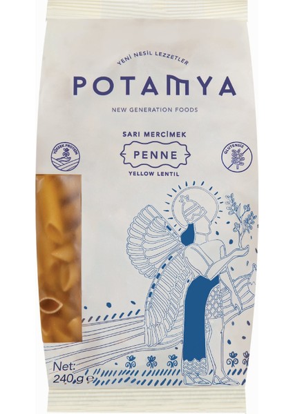 Glutensiz Konvansiyonel Sarı Mercimek Penne 240G