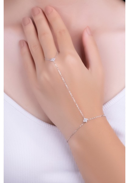 Thalia 18 Ayar Beyaz Altın Kaplama 24 cm Gümüş Şahmeran fiyatları