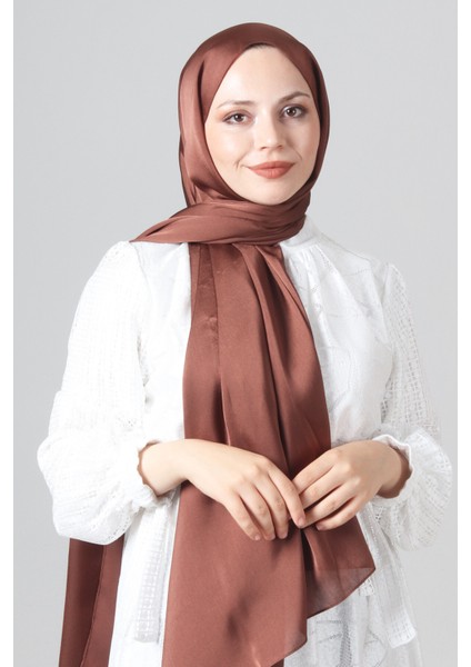 Çikolata Harem Scarf Como Saten Şal