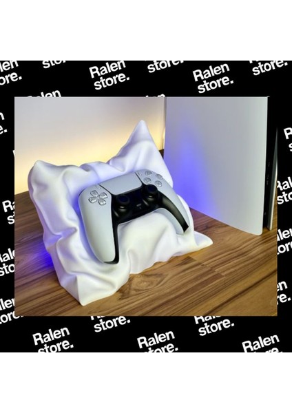 Yastık Temalı Ps5 Gamepad Dualsense Stand Tekli Beyaz Renk | 10CM ( Yüksek Kalite 3D Baskı Pla ) fırsatları