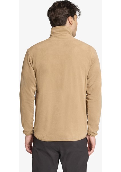 Multi Essentials 1-2 Zip Fleece Erkek Kahverengi Yürüyüş Polar.-