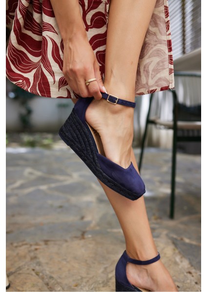 Hester Kadın Taba Gercek Suet Espadrıl Taban Ispanya Uretımı Sandalet modelleri