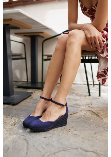 Hester Kadın Taba Gercek Suet Espadrıl Taban Ispanya Uretımı Sandalet indirimleri