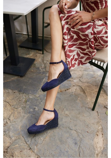 Hester Kadın Taba Gercek Suet Espadrıl Taban Ispanya Uretımı Sandalet