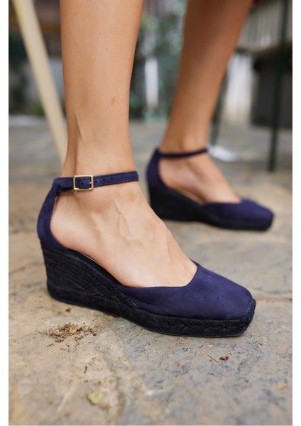 Hester Kadın Taba Gercek Suet Espadrıl Taban Ispanya Uretımı Sandalet