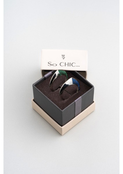 Yakamoz Işıltısı 18 Ayar Beyaz Altın Kaplama Gümüş Küpe indirimleri