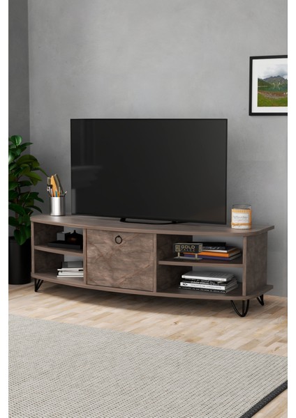 Tv Sehpası Tv Ünitesi Saraylı Atlantik Çam - Antrasit 5061 indirimleri