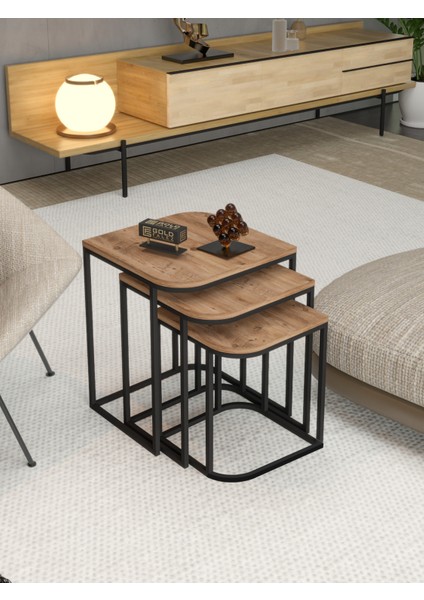 Dekoratif Ceviz U Duvar Rafı Şık ve Modern Raf Tasarımı fiyatları