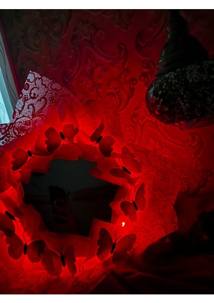 Aynalı Kırmızı Kelebek Buketi fiyatları