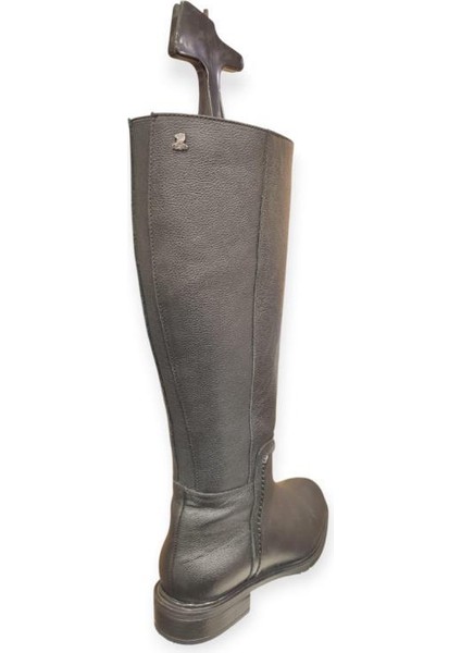 20717K Düz Topuk Klasik Deri Kadın Çizme indirimleri