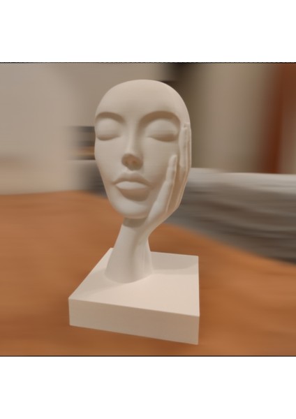 Sanatsal Yüz Figürü – Modern 3D Yazıcı Baskı Heykel fiyatları