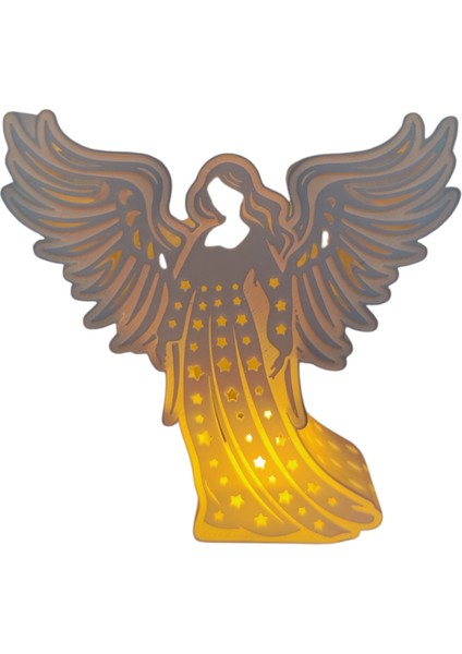 Işıklı Melek Figürü – Tealight Dahil Dekoratif Aydınlatma fiyatları