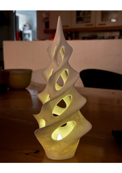 Dekoratif Çam Ağacı Figürü LED TEALIGHT24 cm modelleri