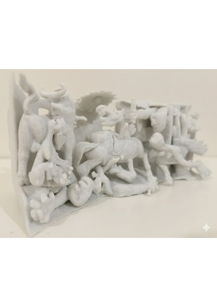 Picasso Guernica 3D Baskı Heykel | Tarihi Sanat Eseri Minyatür Dekoratif Obje fiyatları