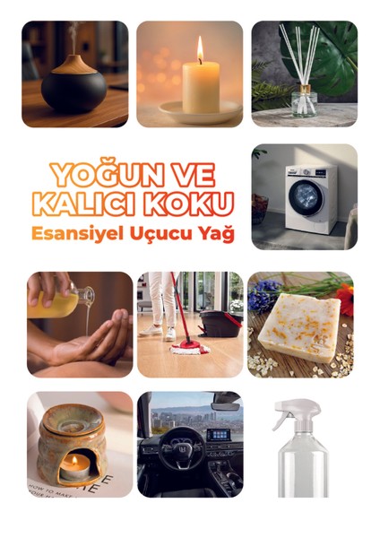 Cennet Gülü Esansiyel Uçucu Koku Yağı Buhurdanlık Yağı Difüzör Esansı 4'lü Set 4X10ML fiyatları