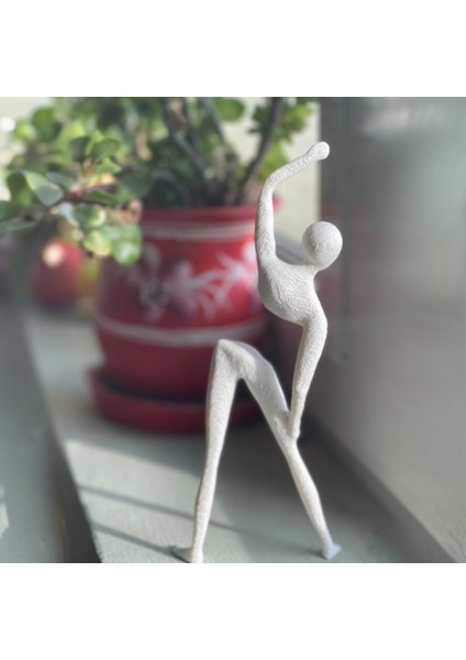 Modern Sanat Dekoratif Insan Figürü – 24 cm 3D Yazıcı Baskı