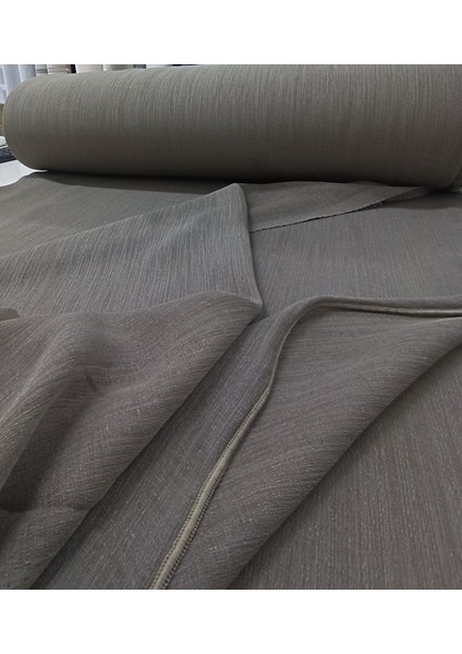 Kalın Dokulu Keten Tül Perde - Açık Kahve - 1x2,5 Pile - KTN636 modelleri