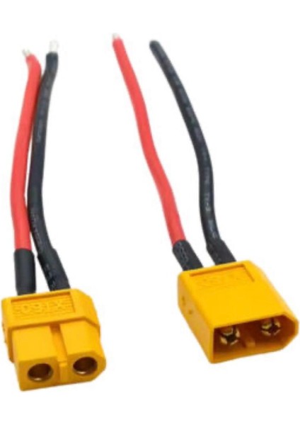 XT60 Soketli Kablo Çifti - Erkek Dişi 10CM 100MM Lipo Pil Batarya fiyatları
