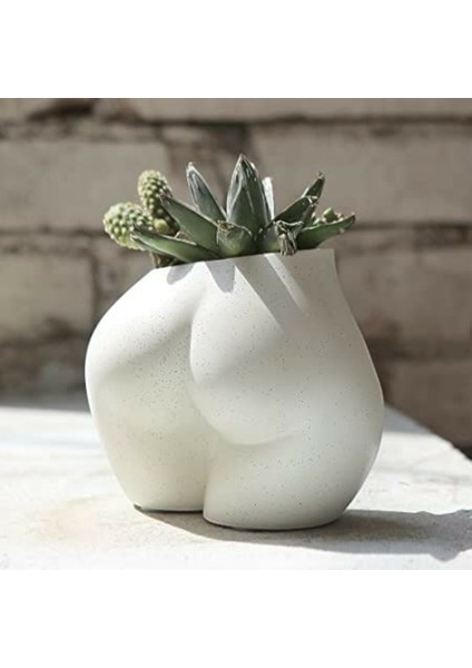 Afrodit'in Eğrisi" 3D Baskı Popo Saksı&vazo | Minimalist Estetik | Pla Malzeme