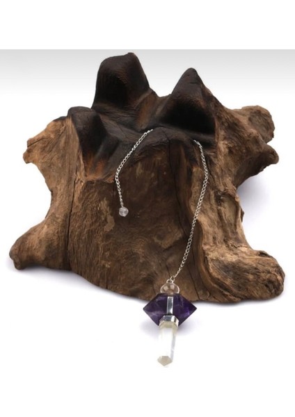 Ametist - Kristal Kuvars Doğal Taş Pandül / Sarkaç fiyatları