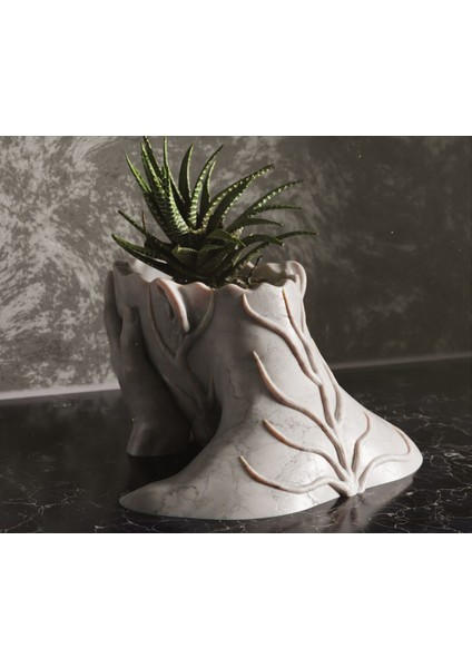 Hüzünle Yeşeren Saksı - 20 cm Modern Tasarım! fiyatları