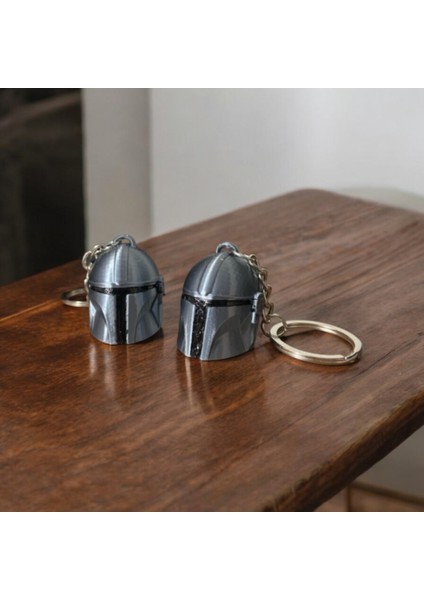 Mandalorian Kask Anahtarlık – Pla Malzeme – 4 cm