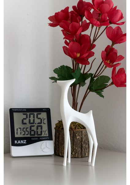 Minimalist 3D Baskı Geyik Figürü