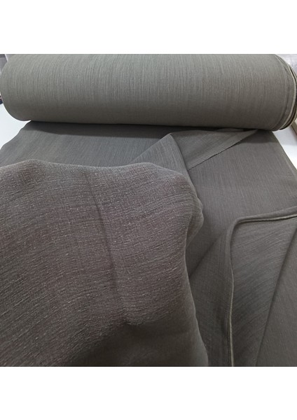 Kalın Dokulu Keten Tül Perde - Açık Kahve - 1x2,5 Pile - KTN636 indirimleri