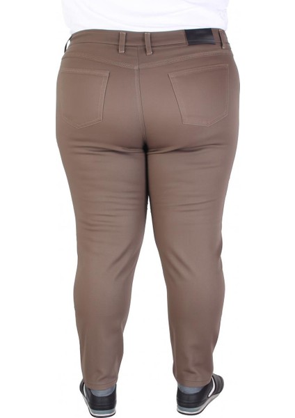Mocgrande Büyük Beden Klasik 5 Cep Pantolon Venedik 11916 S.kahve modelleri