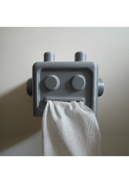 Robot Tasarımlı 3D Baskı Tuvalet Kağıdı Tutucu – 15 cm modelleri