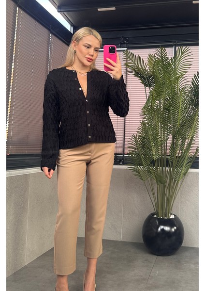 Siyah Bürümcük Hırka fırsatları