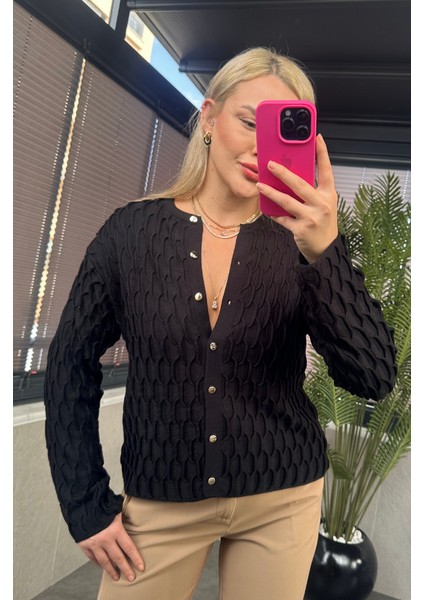 Siyah Bürümcük Hırka