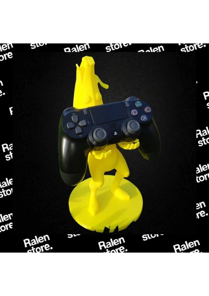Muz Temalı Ps5 Gamepad Dualsense Stand Tekli | 17CM | Sarı ( Yüksek Kalite 3D Baskı Pla )