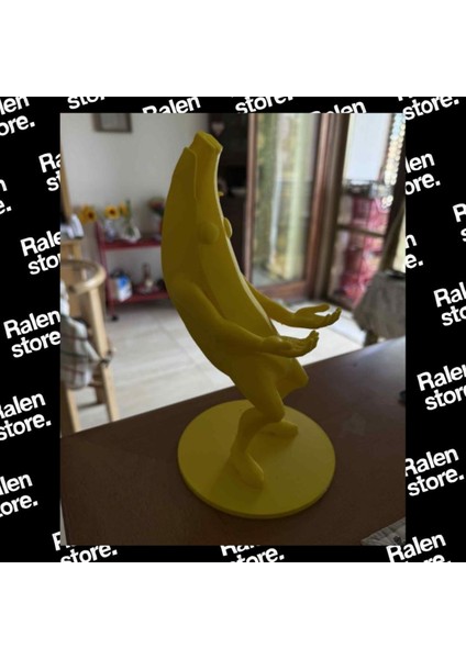 Muz Temalı Ps5 Gamepad Dualsense Stand Tekli | 17CM | Sarı ( Yüksek Kalite 3D Baskı Pla )