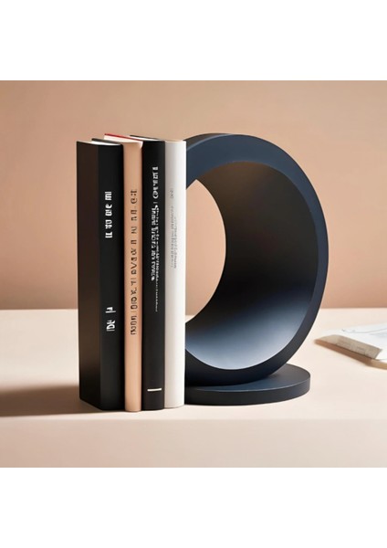 Modern Tasarım Kitap Desteği – 3D Yazıcı Baskı Pla Malzeme (15 Cm, Siyah)