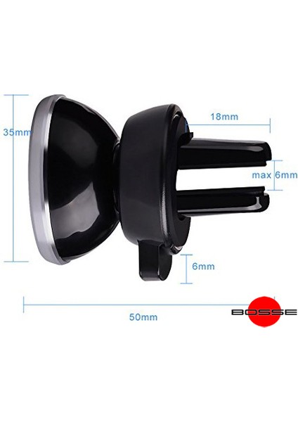 Mıknatıslı Telefon Tutucu Hareketli Ayarlı Izgaraya Geçme Bosse Mix Serisi NT00024 fırsatları