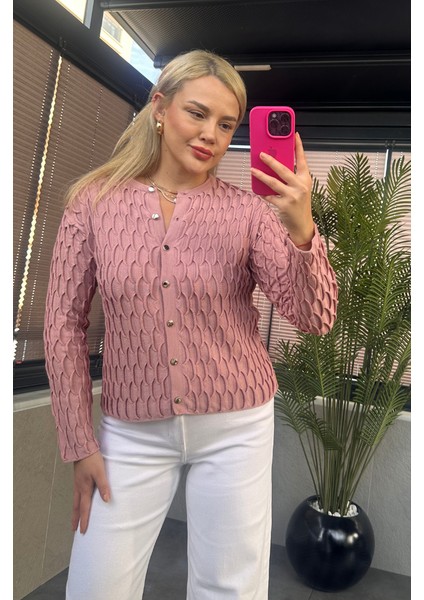 Pembe Bürümcük Hırka fiyatları