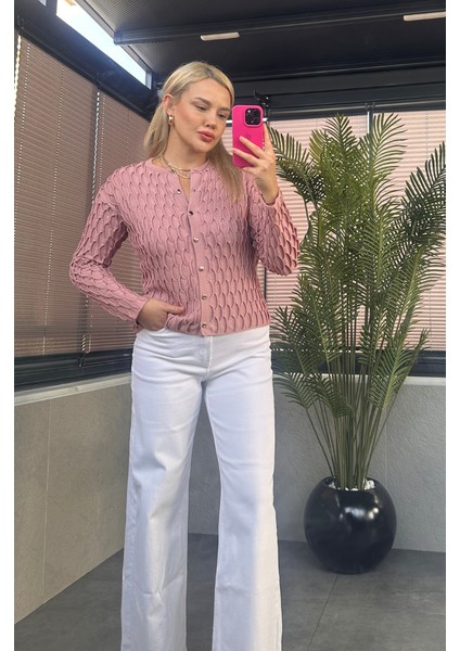 Pembe Bürümcük Hırka indirimleri