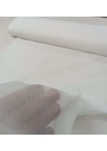 Düz Tül Perde - Ekru Beyaz - 1x2,5 Pile - PRG16 fiyatları