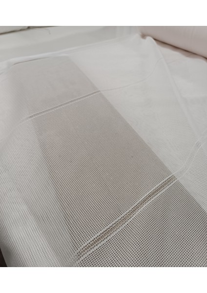 Şerit Desenli Tül Perde - Açık Pembe - 1x2,5 Pile - ETY444 modelleri