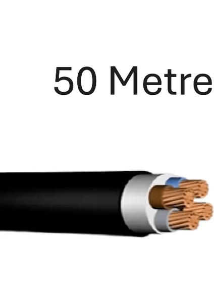 4X10 Nyy Yeraltı Kablosu Bakır 50 Metre