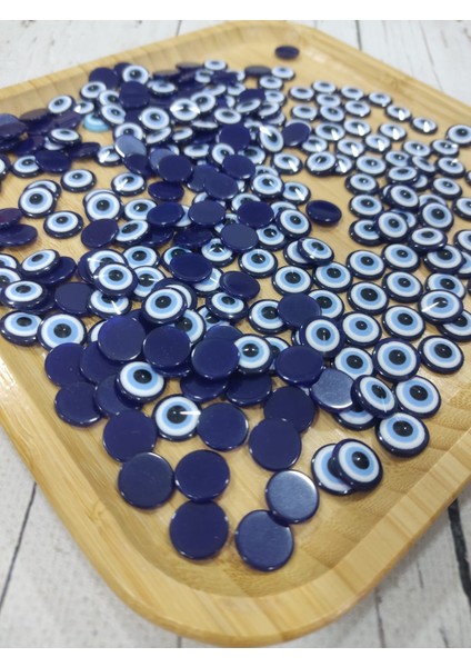 Yarım Yapıştırma Nazar Boncuğu 12 mm 25 gr (110 Adet) fiyatları