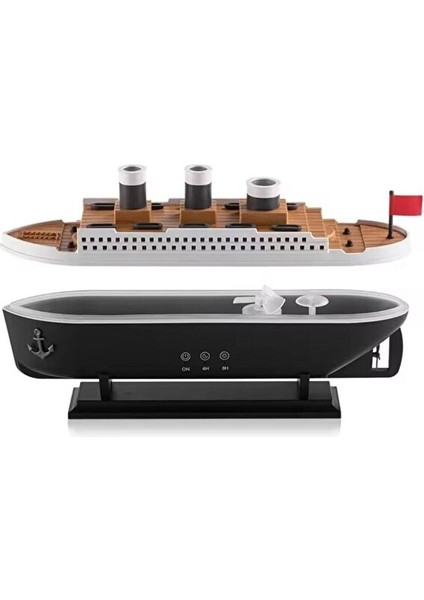 Sonx Titanic Gemi Hava Nemlendirici Fonksiyonlu Buhar Makinesi Kumandalı