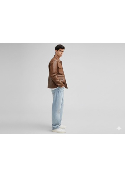 Deri Çift Cepli Gömlek fiyatları