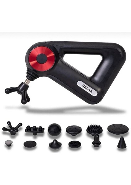 Sonx Profesyonel Derin Doku Masaj Tabancası - 12 Başlıklı Kas Gevşetici