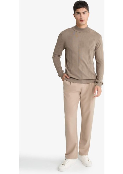 Standart Fit Balıkçı Yaka Triko KAZAK F4459AX25AU fiyatları