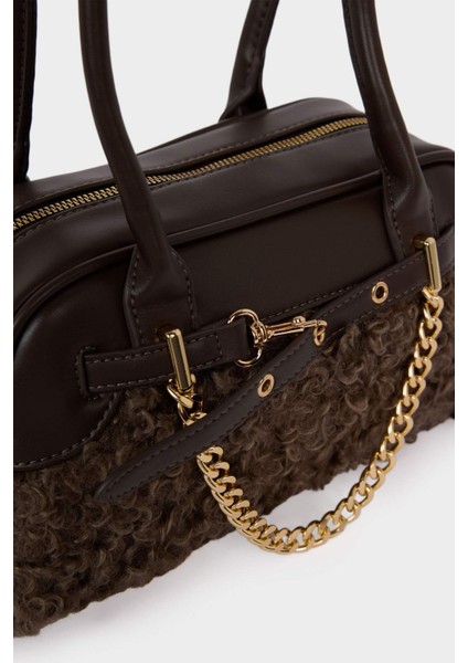 Kadın Pelüş Detaylı Suni Deri Çapraz Çanta F5442AXNS modelleri